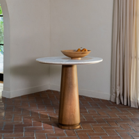 Sage Café Table – Cosmos Marble