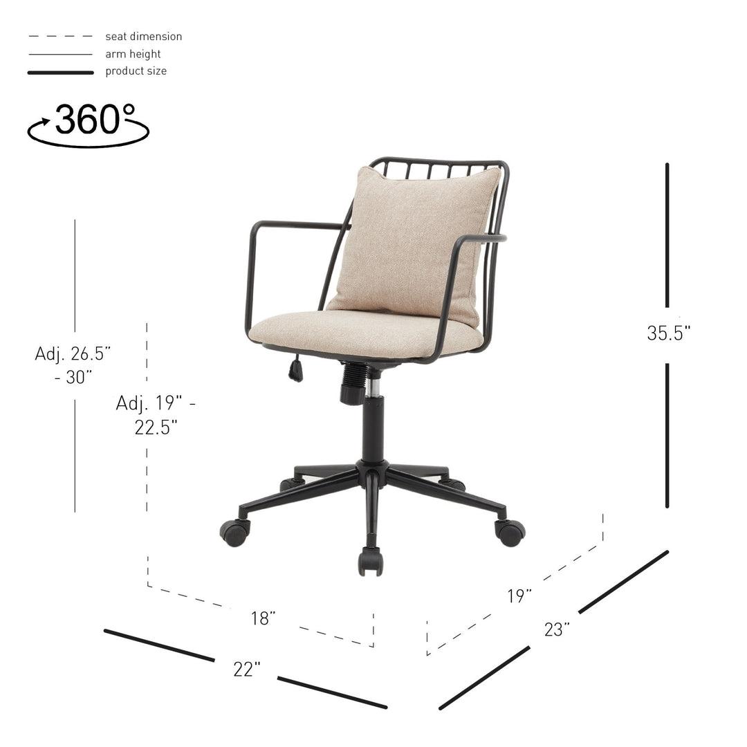 Edison KD Fabric Office Chair