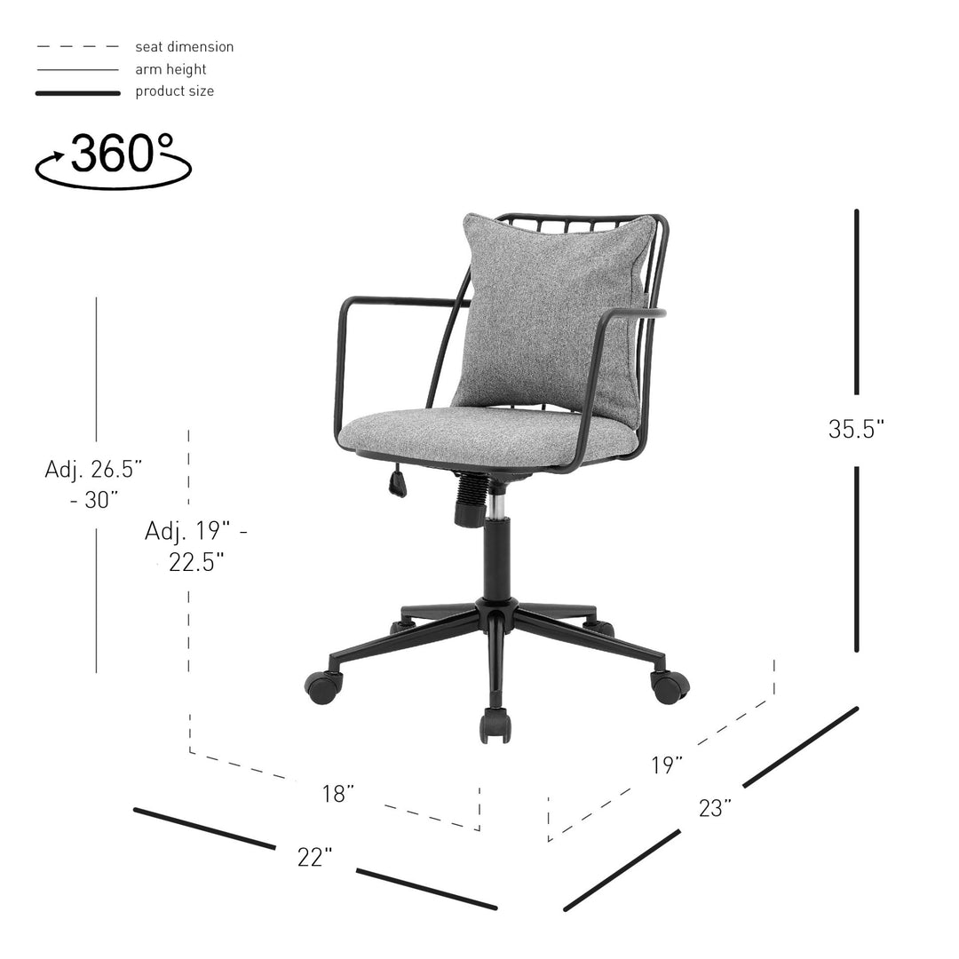 Edison KD Fabric Office Chair