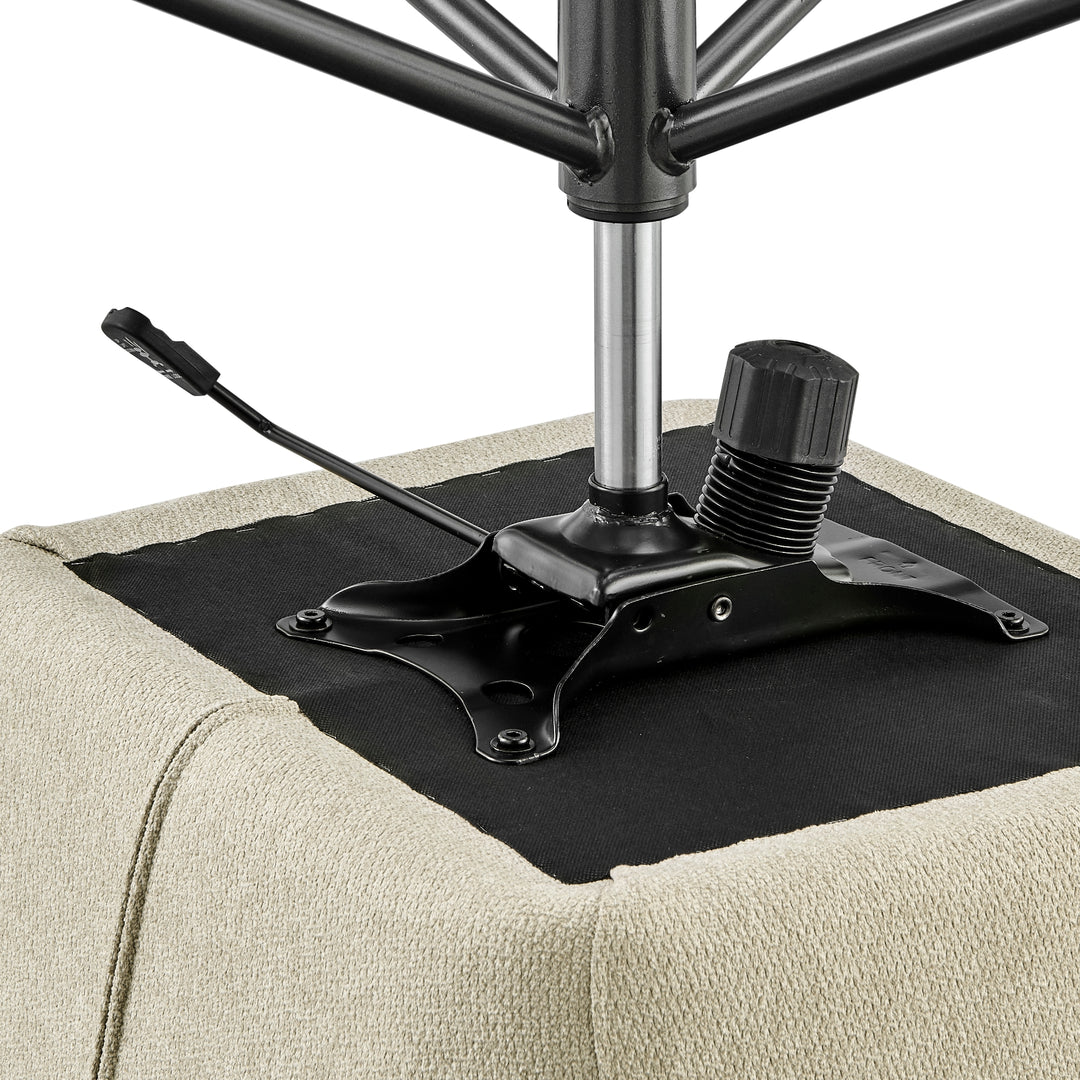 Thompson KD Fabric Swivel Office Arm Chair