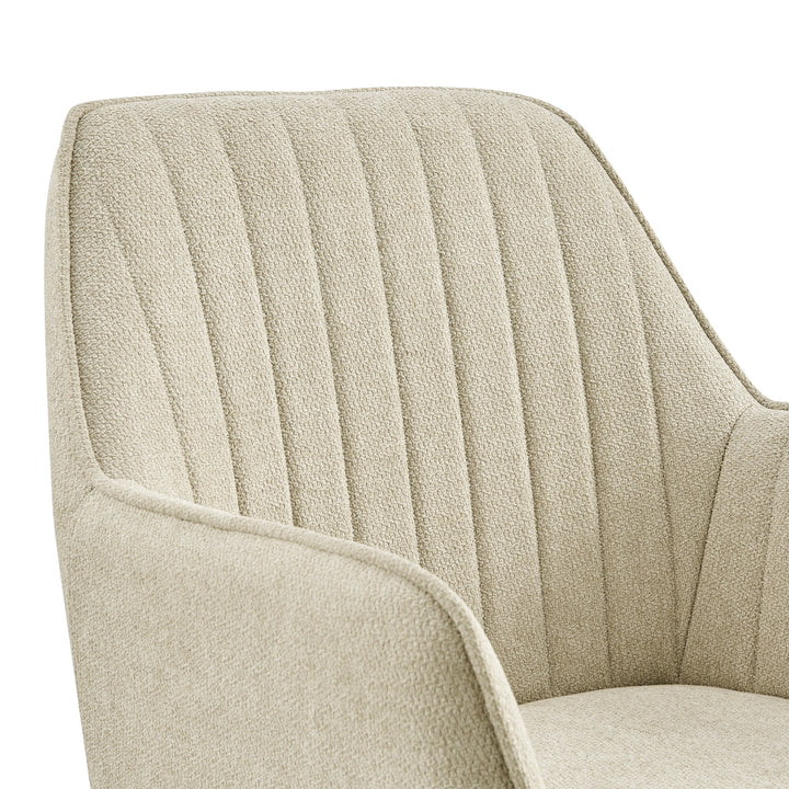 Thompson KD Fabric Swivel Office Arm Chair