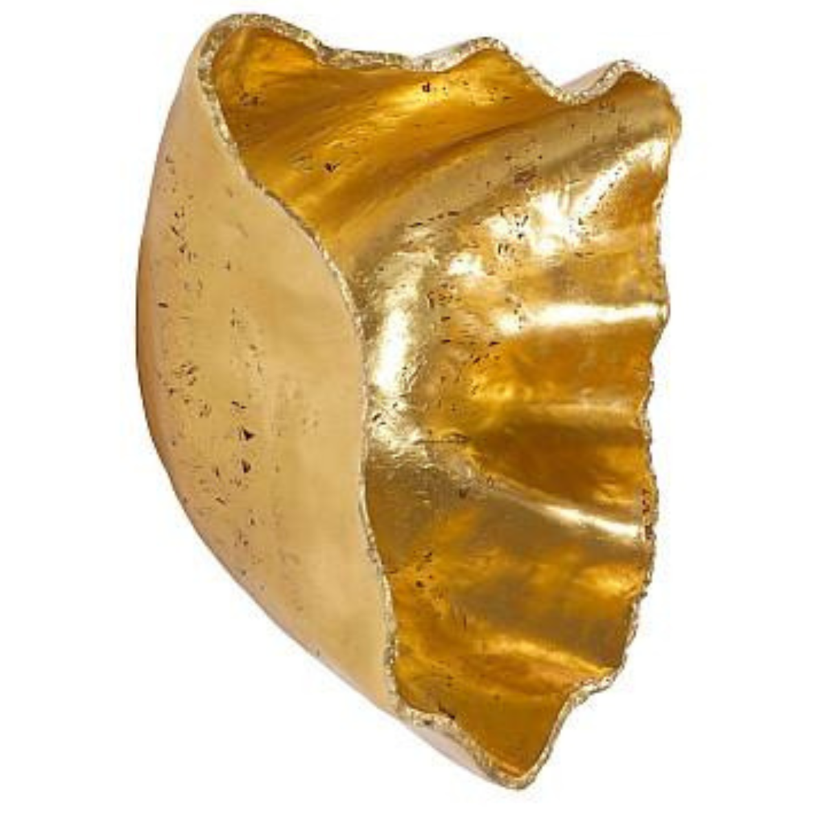 Phillips Collection - Cast Wall Onyx Bowl, Gold Leaf, Large