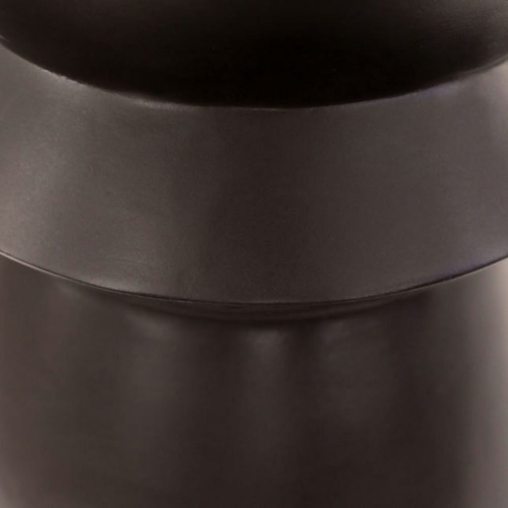black side table outdoor