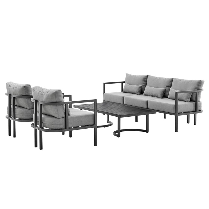 Valentina Outdoor 4pc Conversation Set