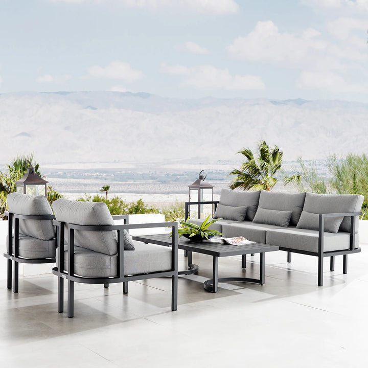 Valentina Outdoor 4pc Conversation Set