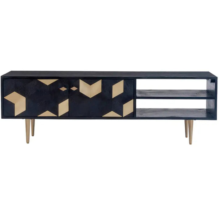 Sapporo Media Cabinet Black