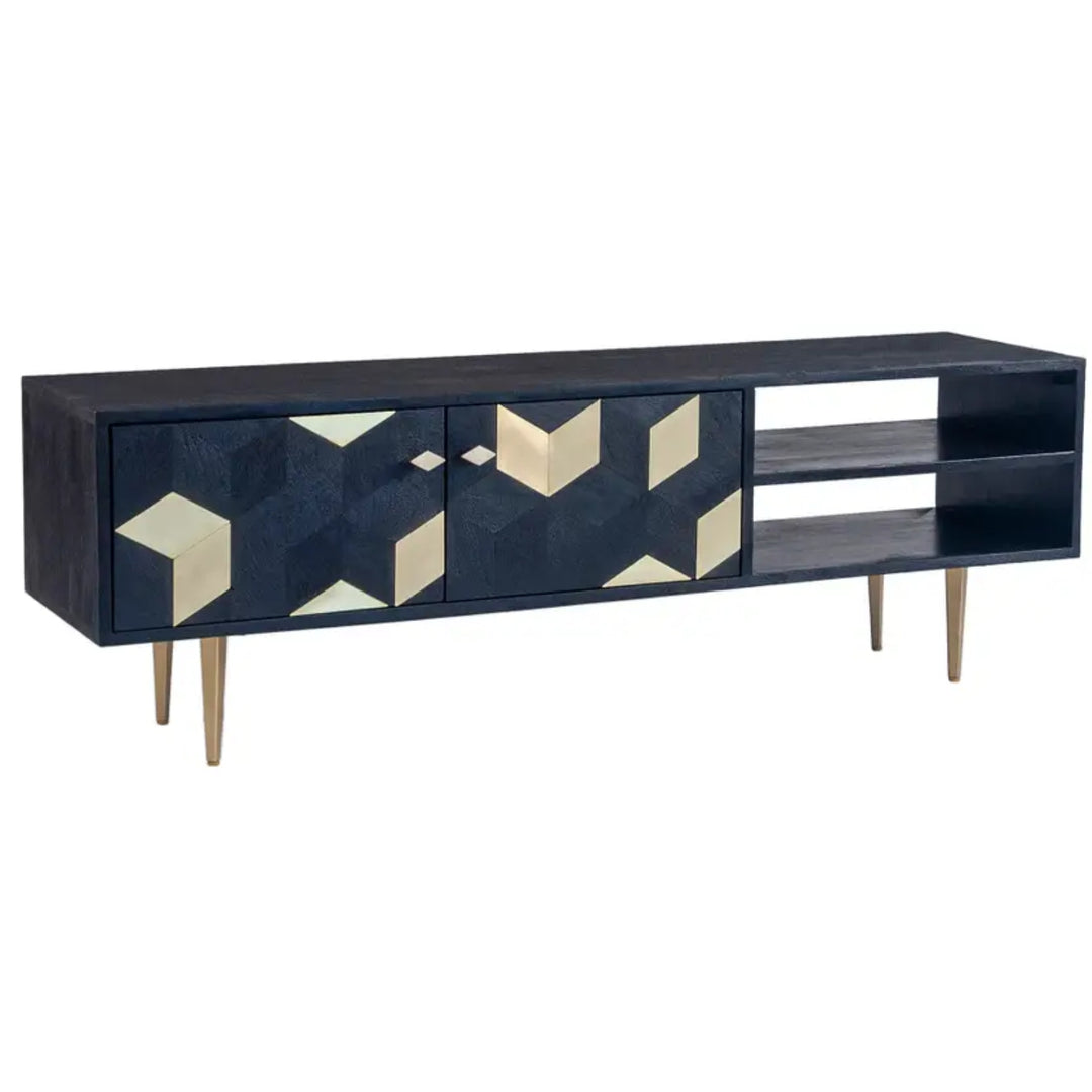Sapporo Media Cabinet Black