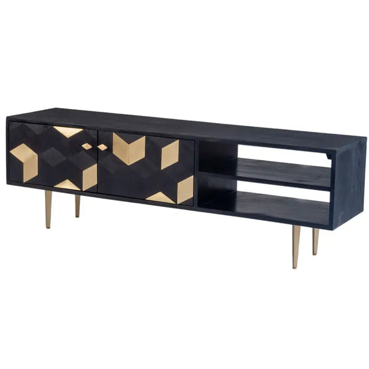 Sapporo Media Cabinet Black