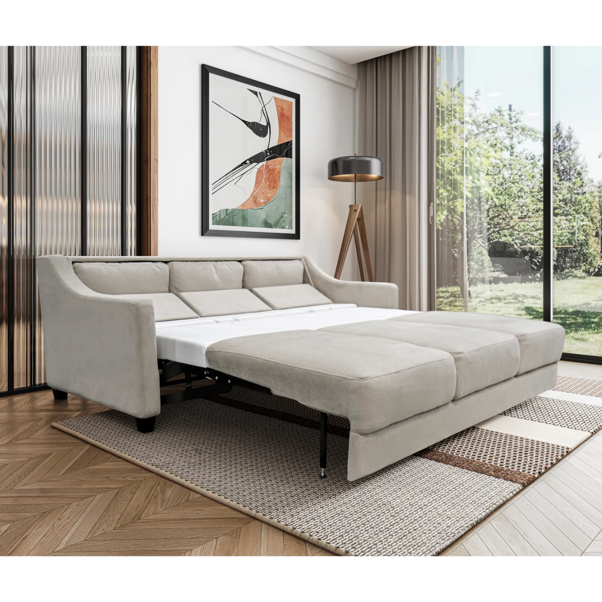 The Slofa Sleeper by Omnia Furniture - Joy 3C King Slofa – Mia Sand