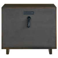 Universal Modern Sable Three Drawer Nightstand