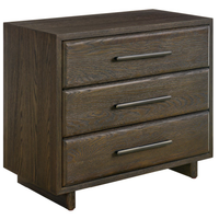 Universal Modern Sable Three Drawer Nightstand