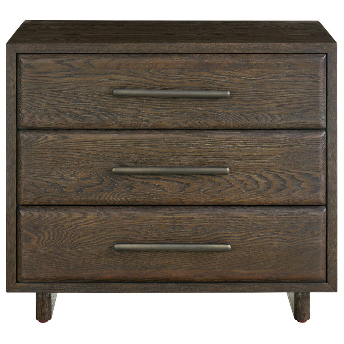 Universal Modern Sable Three Drawer Nightstand