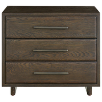 Universal Modern Sable Three Drawer Nightstand