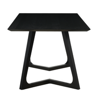 mcm black dining table portland vancouver