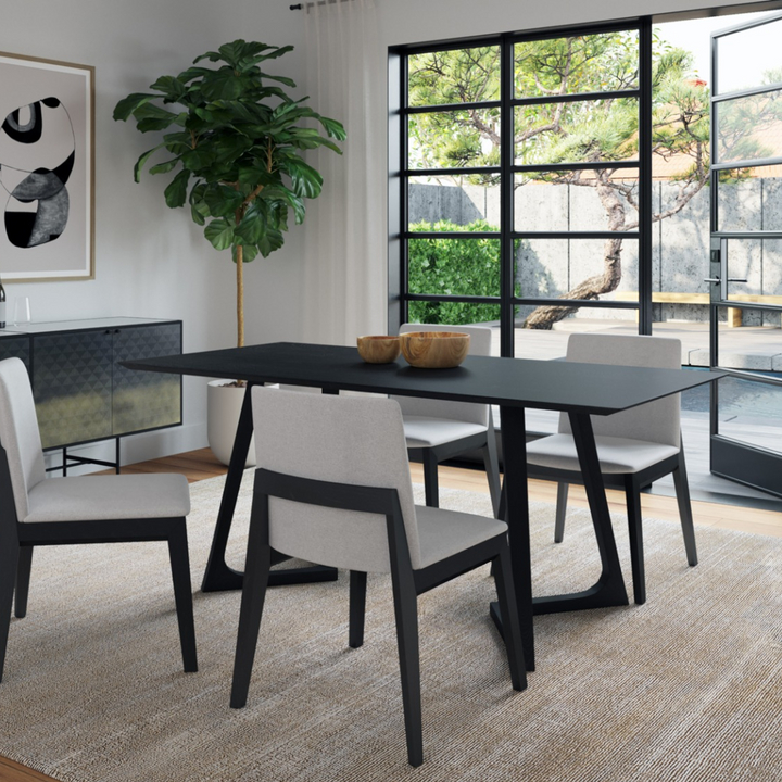 mid century modern dining table portland oregon