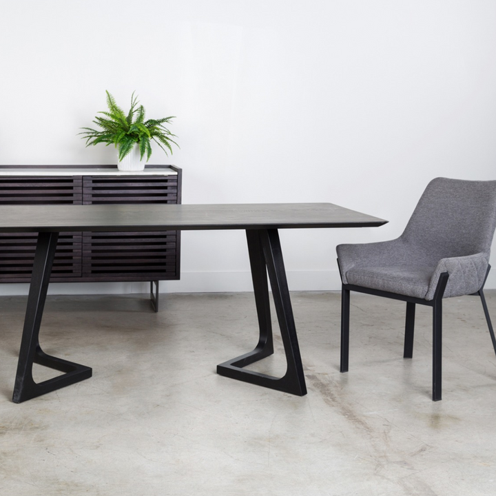 mcm dining table black portland furniture store