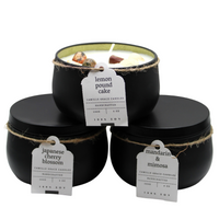 Soy Crystal Candles - Black
