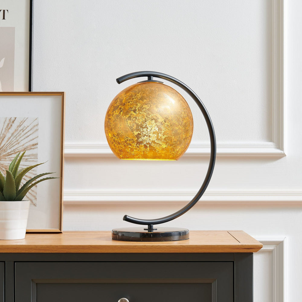 crescent lamp