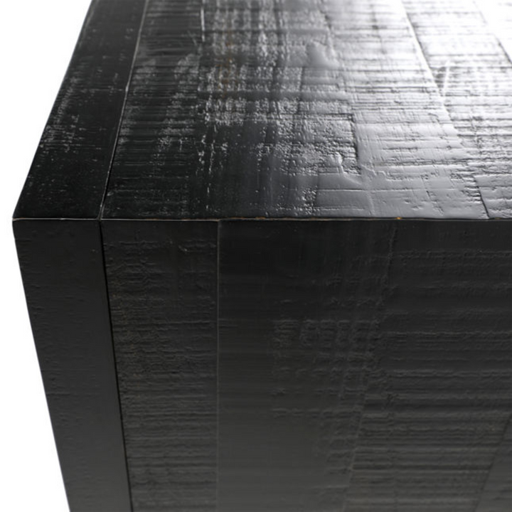 black credenza