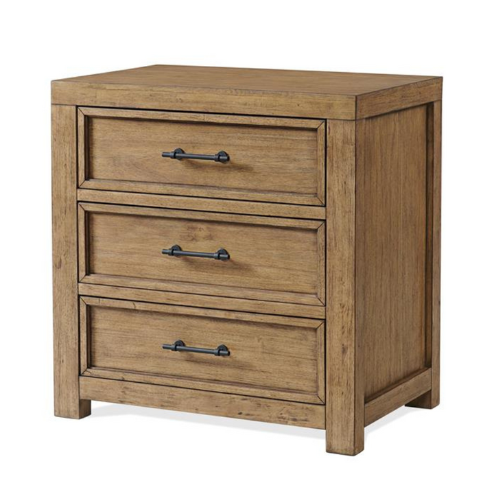 Bozeman Three Drawer Nightstand