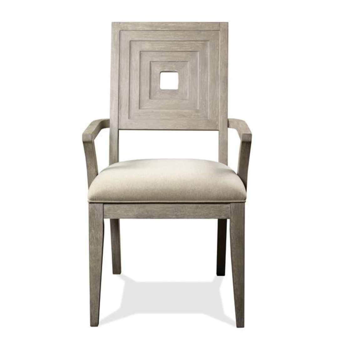 upholstered dining armchair