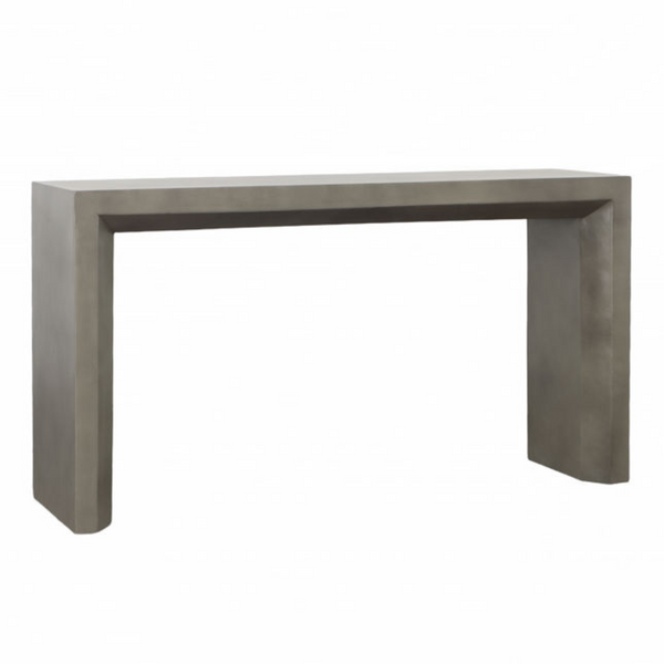 concrete console table