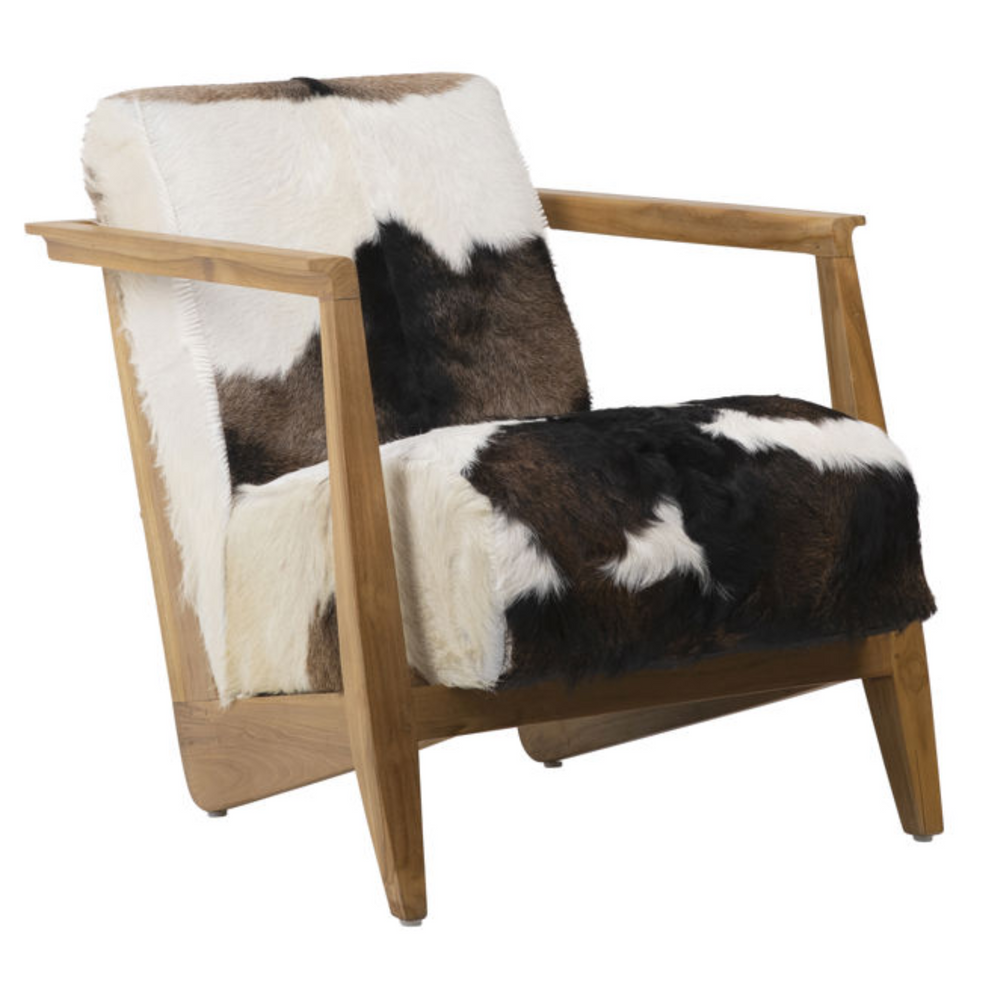 cowhide chair