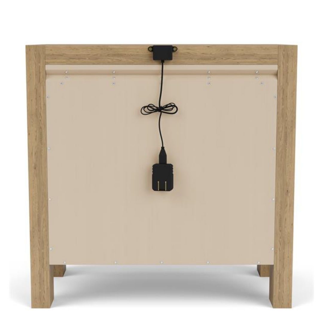Davie Three Drawer Nightstand