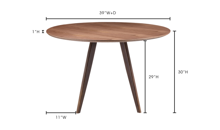 Dover Small Dining Table - Light Brown