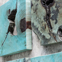 Bahati Wood Wall Decor, Natural, S/9