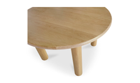 Milo Round Dining Table Oak