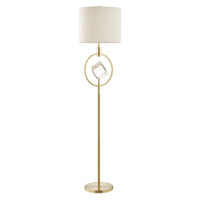 gold and crystal lamp