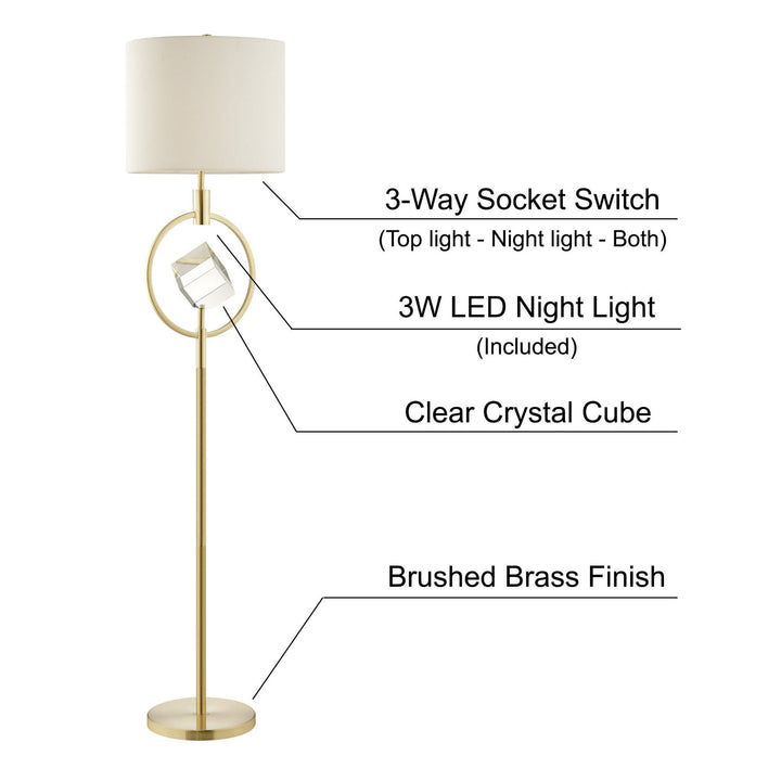 gold floor lamp portland