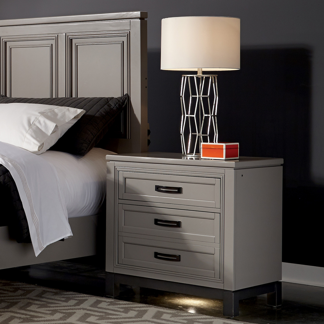 Hyde Park 3 Drawer Nightstand