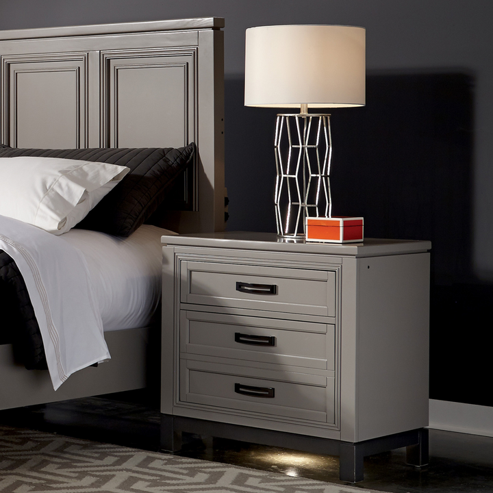 Hyde Park 3 Drawer Nightstand