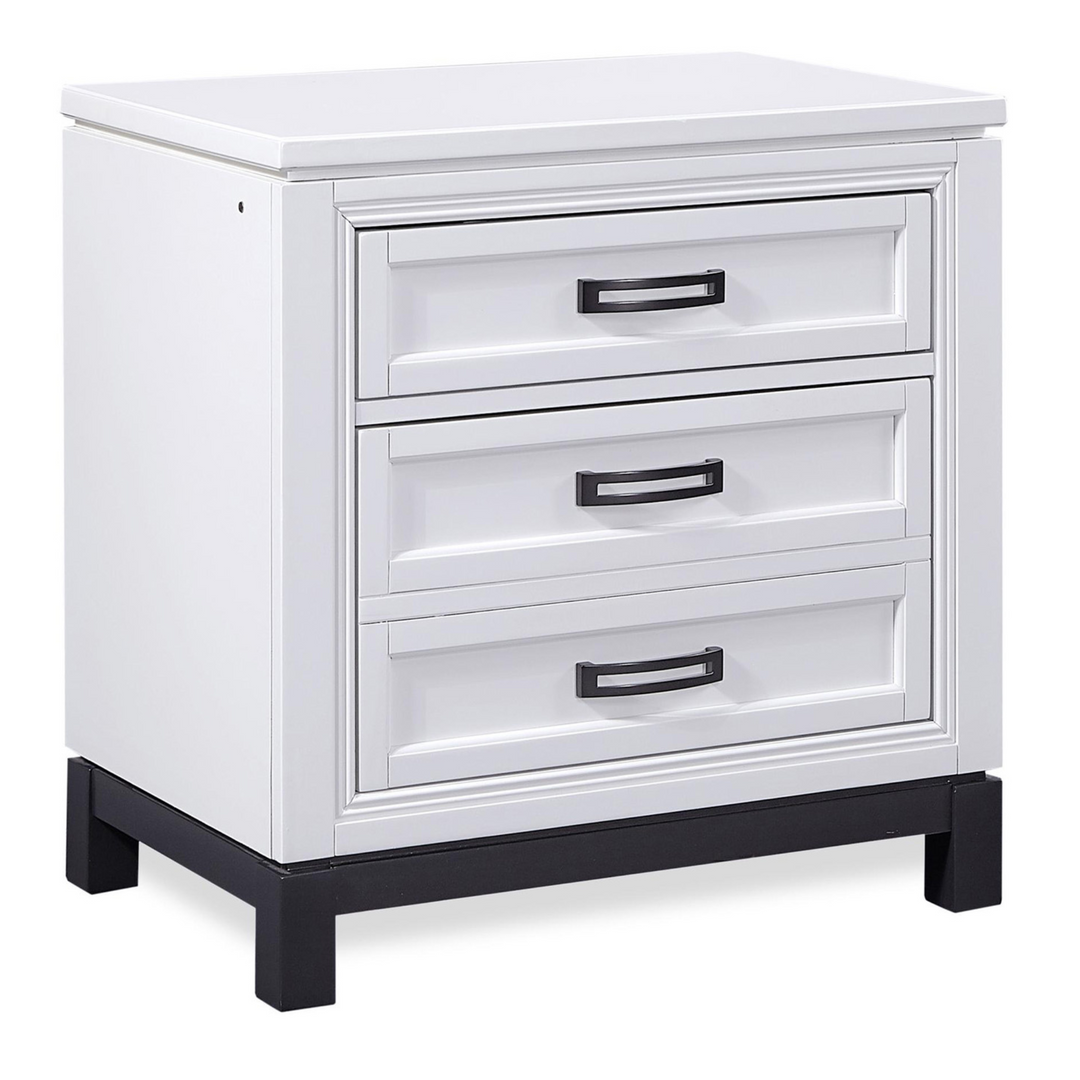 Hyde Park 3 Drawer Nightstand