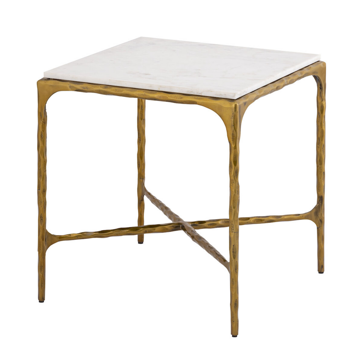 marble and gold accent table