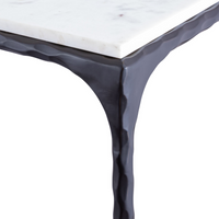 marble and metal console table
