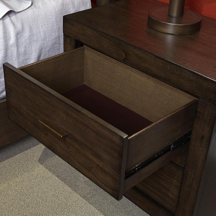 Modern Loft 2 Drawer Nightstand