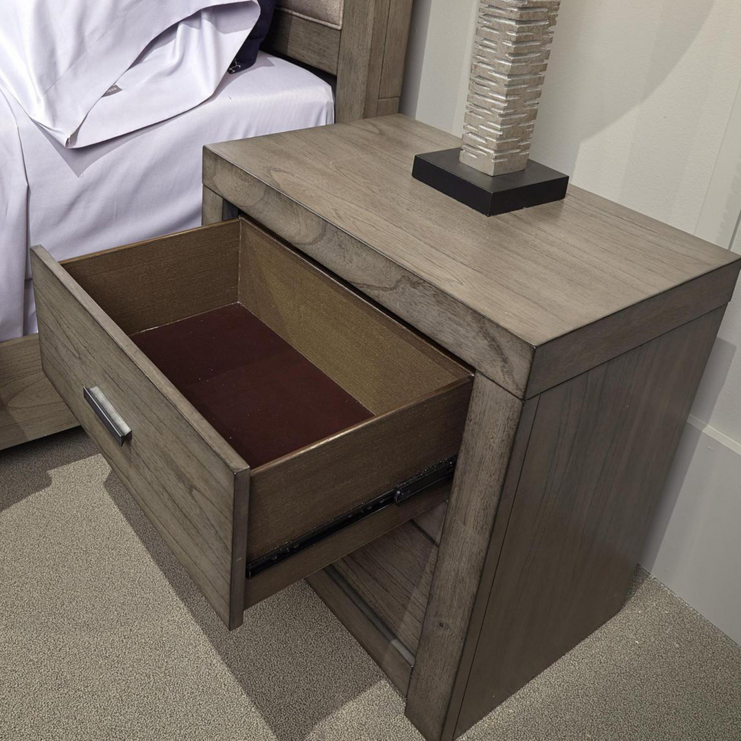 Modern Loft 2 Drawer Nightstand