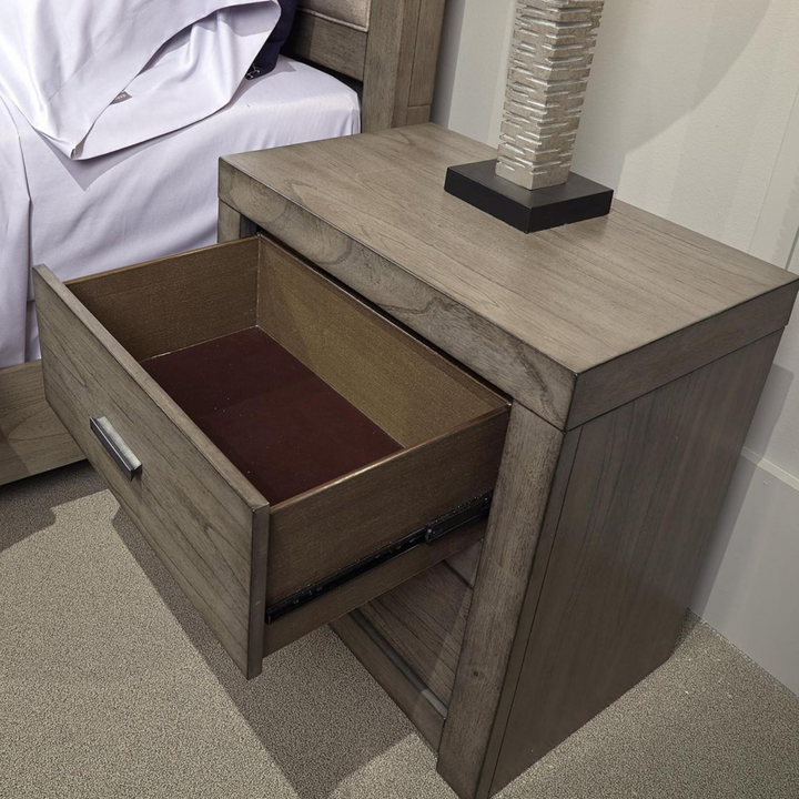 Modern Loft 2 Drawer Nightstand