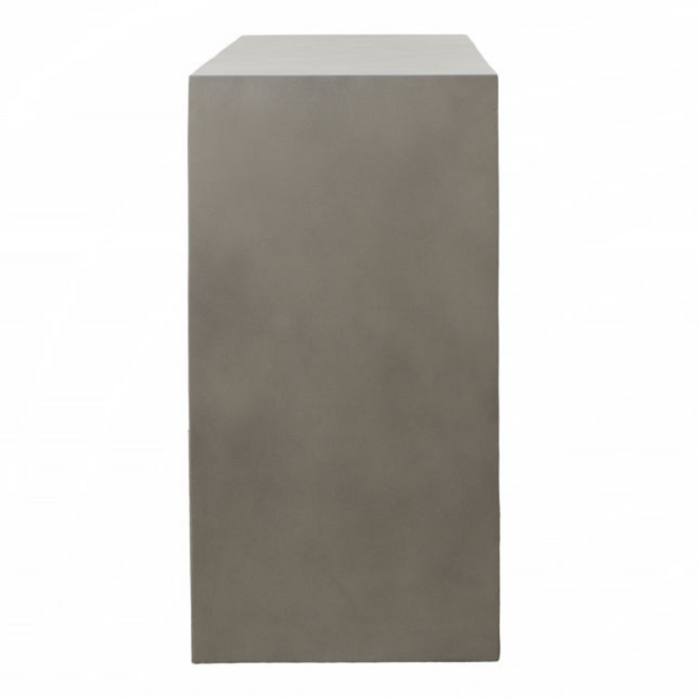 modern outdoor console table