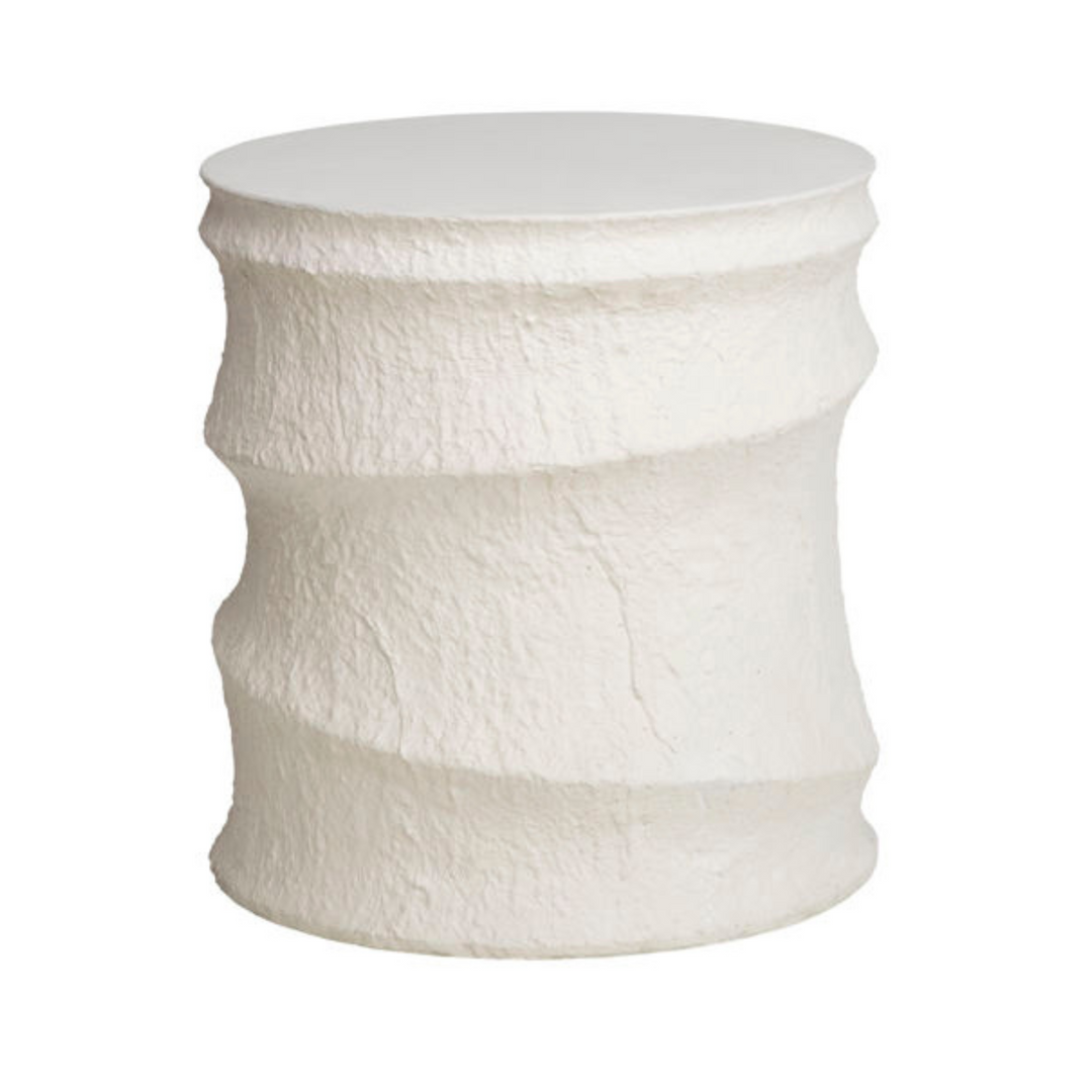 outdoor tables white plaster