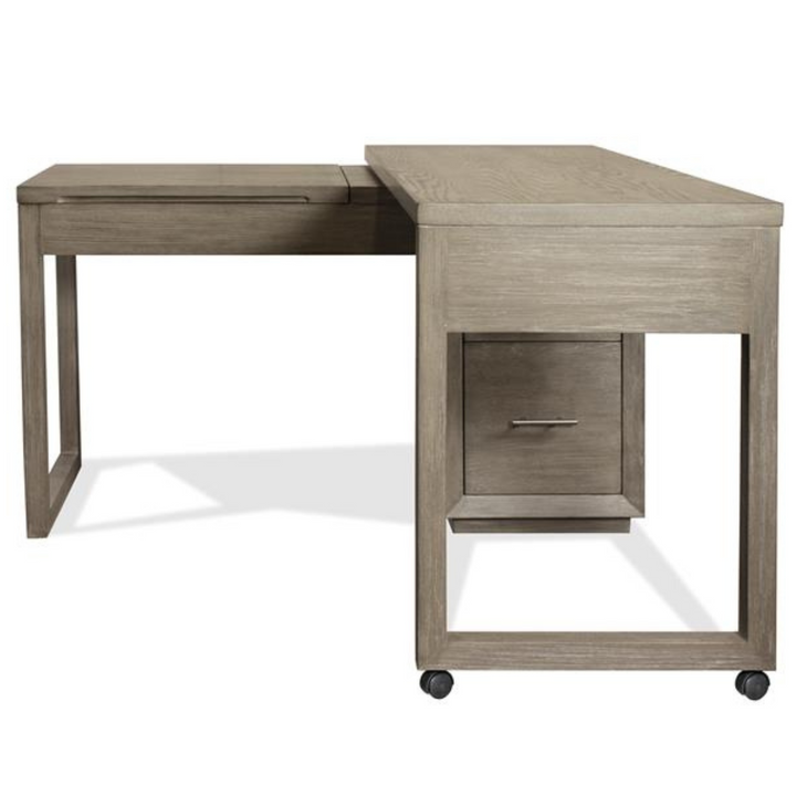 Prelude Swivel Lift Top L-Desk