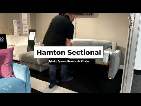 Hampton Queen Sleeper Reversible Sectional