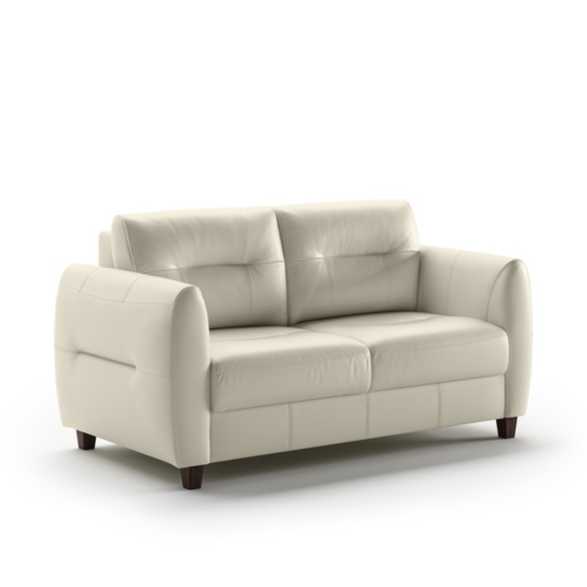 White leather sleeper sales sofa