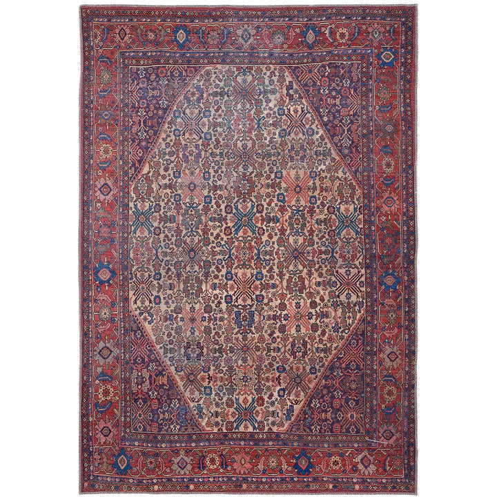 Rawlins Beige/Red Rug