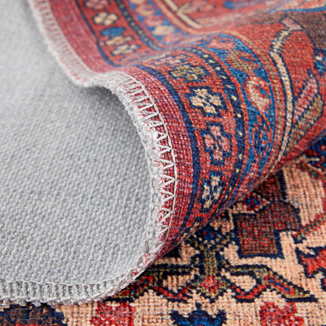 Rawlins Beige/Red Rug