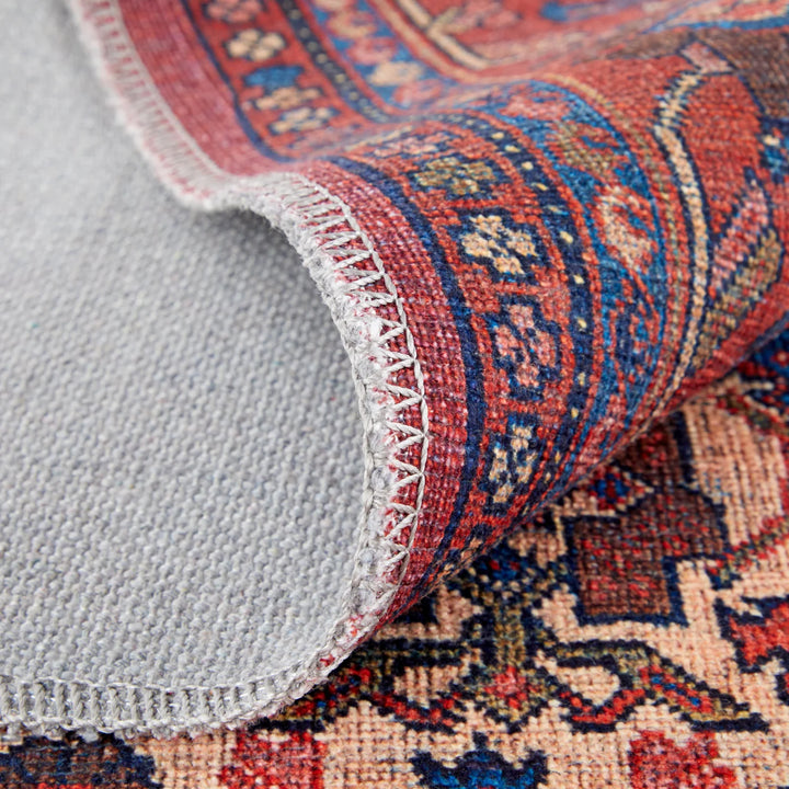 Rawlins Beige/Red Rug