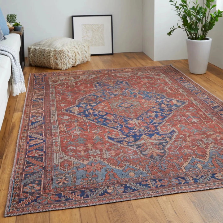 Rawlins Red/Navy Rug